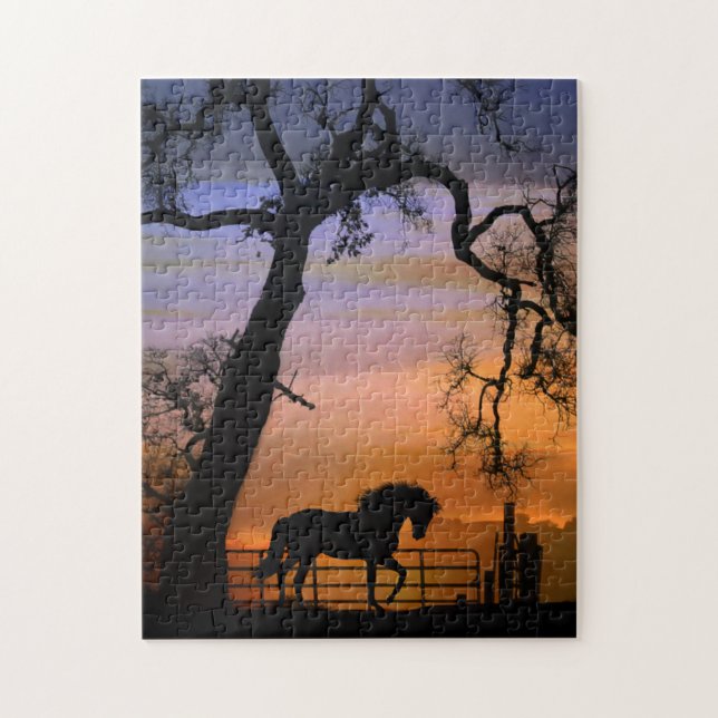 Söt Horse Puzzle Pussel (Vertikal)