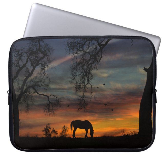 Söt Horse Southwest Laptop sleeve (Framsidan)