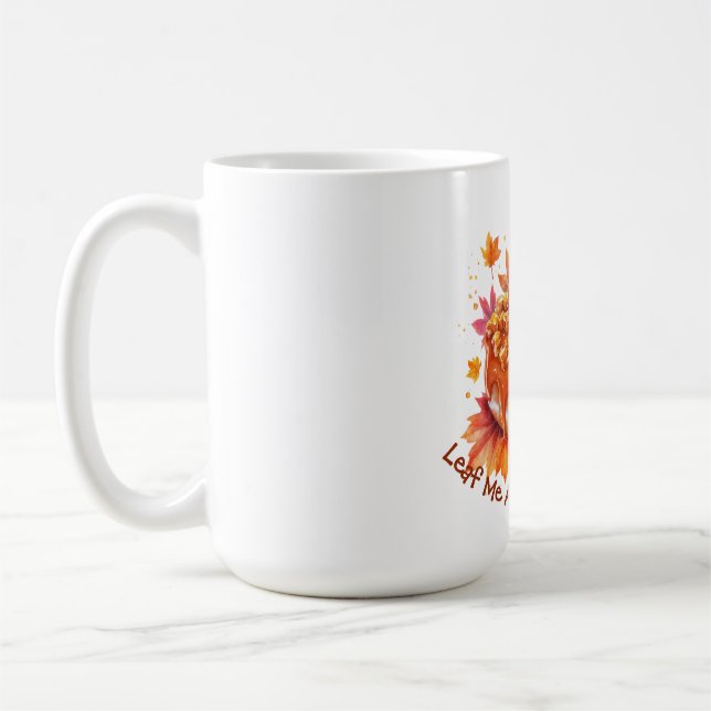 Söt Höst Munk Baby Tröja Kaffemugg (Vänster)