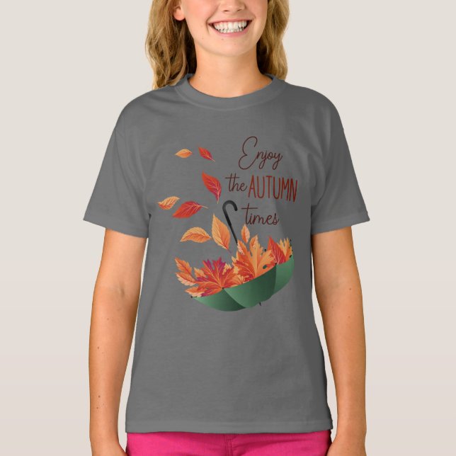 Söt höst Söt höst/ Paraply T Shirt (Framsida)