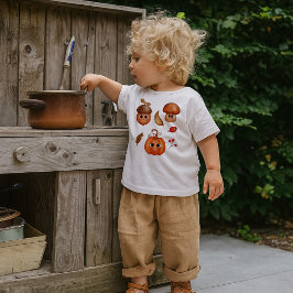 Söt Höst Vänlig Småbarn T-Shirt | Kawaii Höst