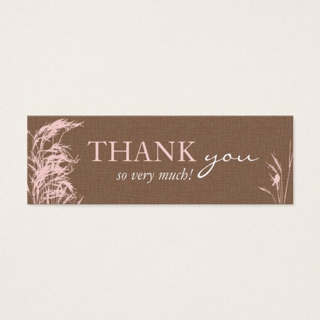 Söt Höstbride Smala Märkre Litet Visitkort (Framsidan)