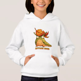 Söt höststämning Snigel Hoodie T Shirt