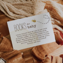 Söt Humla Baby Shower Bokar för Baby