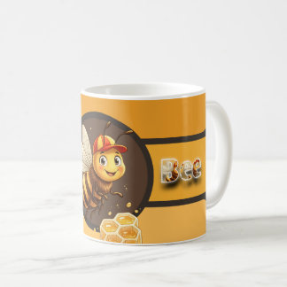 "Söt humla och honungskaka keramisk kaffekopp" Kaffemugg