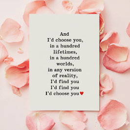 Söt humor kärlekskort för pojkvän flickvän julkort