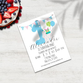 Söt Hund 1-årsdag: Woof-tastisk Firande! Vykort