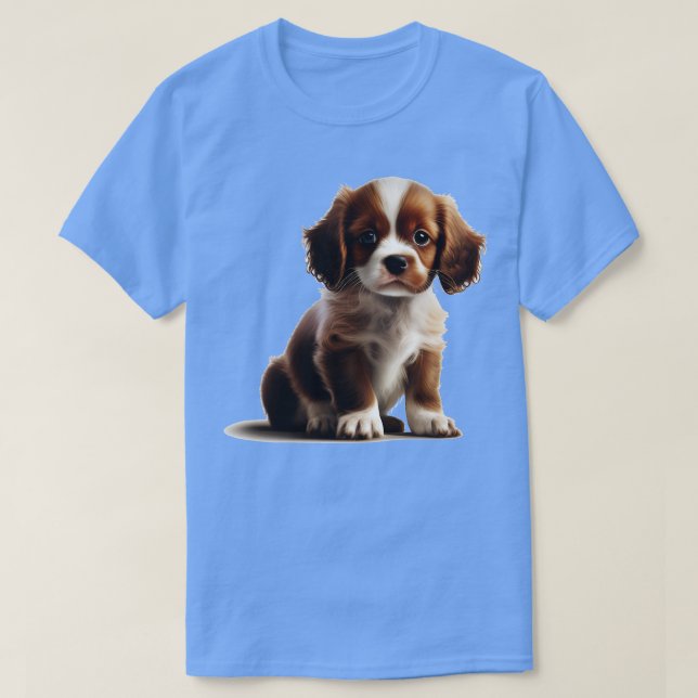 söt hund 3 t shirt (Design framsida)