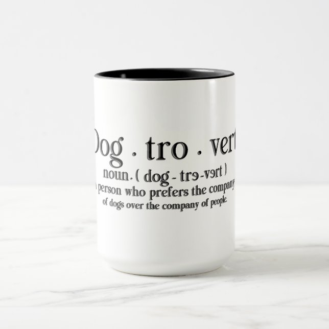 Söt Hund Citat Mugg (Center)