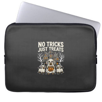 Söt Hund Halloween Inga Busar Bara Gods_1 Laptop Fodral