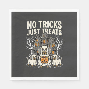Söt Hund Halloween Inga Busar Bara Gods_1 Pappersservett