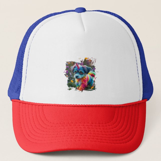 Söt hund Hatt Keps (Framsida)