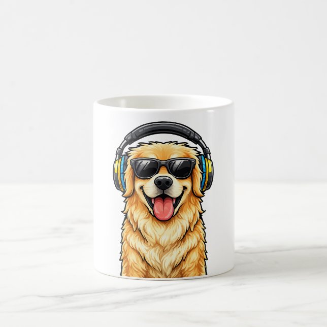 Söt hund kaffemugg | Bedårande valp keramikkopp  (Center)