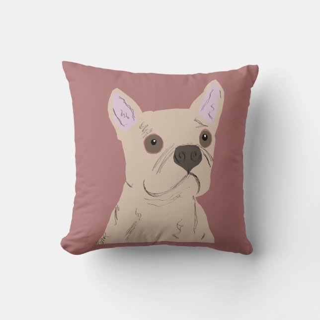 Söt hund kudde (Framsida)