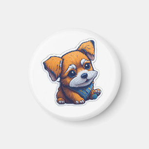 söt hund magnet