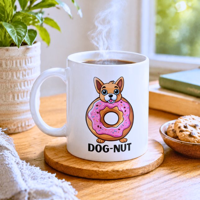 Söt Hund-Munk Kaffemugg (Skapare uppladdad)