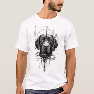 Söt Hund(Rå Draft) - Grafisk T-Shirt