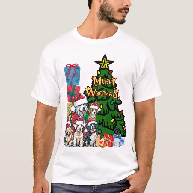Söt hund t shirt (Framsida)