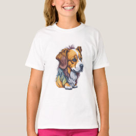 söt hund t-shirt