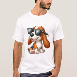 söt hund t shirt