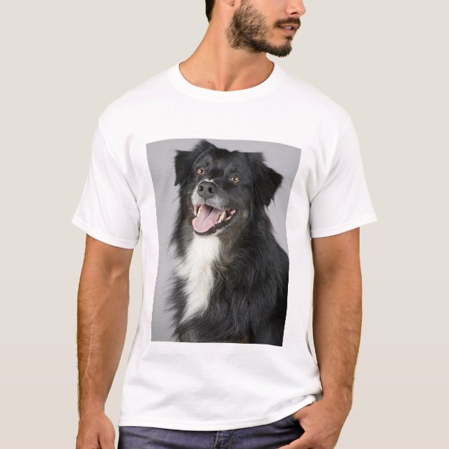söt hund t shirt (Framsida)