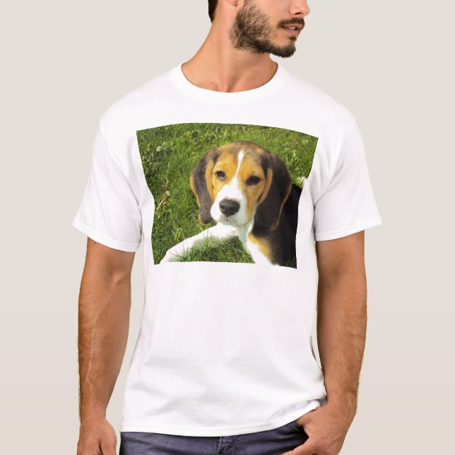 Söt Hund Tee Shirt (Framsida)