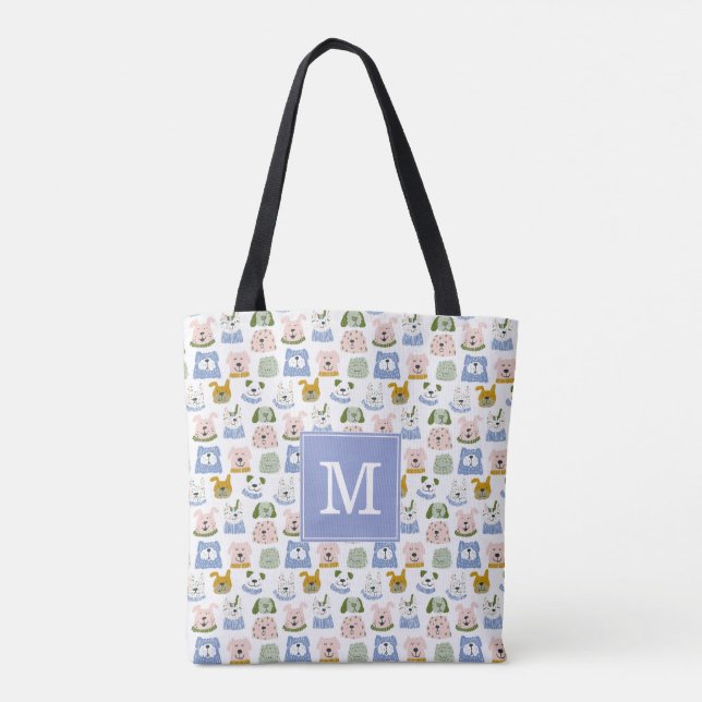 Söt Hund Totebag Tygkasse (Baksida)