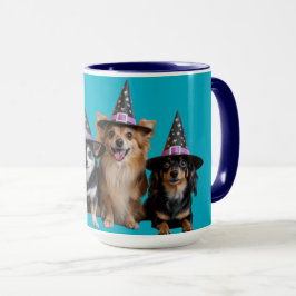 Söt hund trick-or-treat-mugg mugg