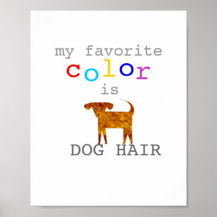 Söt hundhumor poster med text