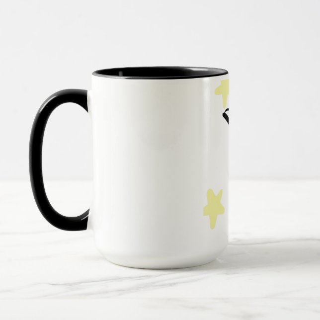 Söt hundmamma koppdesign  mugg (Vänster)
