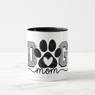 Söt hundmamma mugg