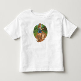 Söt hundmamma som går valpar Skogstig Illustrat T Shirt