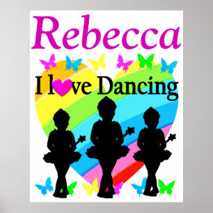 SÖT I KÄRLEK DANCING PERSONLIG POSTER