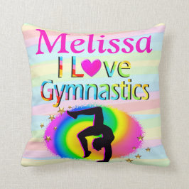 SÖT I KÄRLEK GYMNASTICS PERSONLIG PILLOW KUDDE