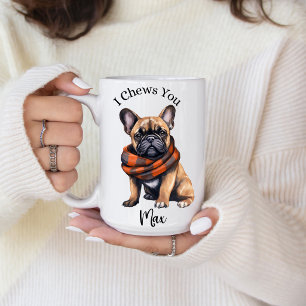 Söt I Kniper Dig Fransk Bulldog Kaffe Mugg