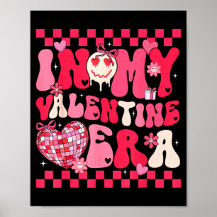Söt i min Valentine-era tjejers barn retro disco h Poster