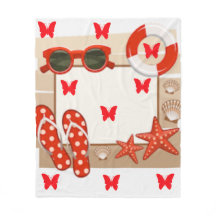 Söt i Polka dots Collection - Fleece Blanket