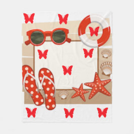 Söt i Polka dots Collection - Fleece Blanket