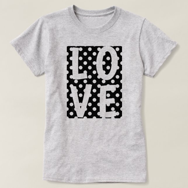 SÖT I POLKA DOTS INSAMLING T-Shirt (Design framsida)