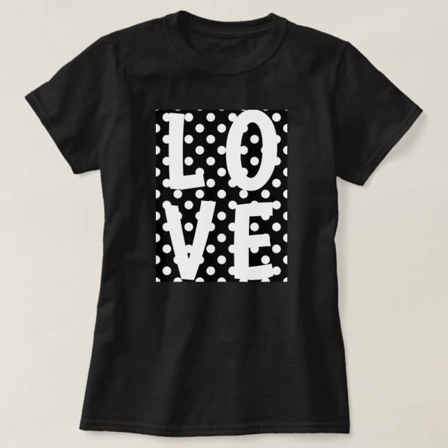 SÖT I POLKA DOTS SAMLING T SHIRT (Design framsida)