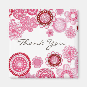 Söt i Rosa Bröllop Gift Magnet