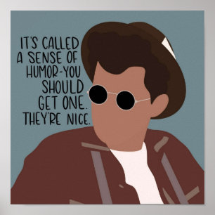 Söt i Rosa Duckie Colorblock Poster
