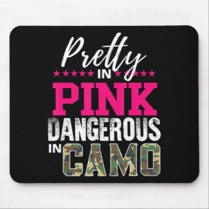 Söt i Rosa farlig i Camo Hunting Girl Musmatta