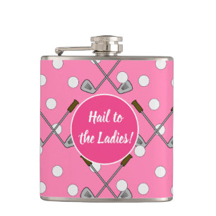"Söt i Rosa Golf Flask" Fickplunta