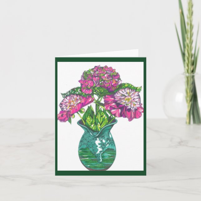 Söt i Rosa-mappat anteckningskort (Framsida)