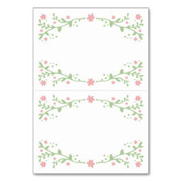 Söt i Rosa Momable Bord Place Cards Bordsnummer