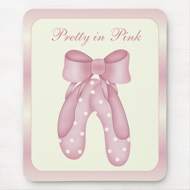 Söt i Rosa Mousepad Musmatta (Framsidan)