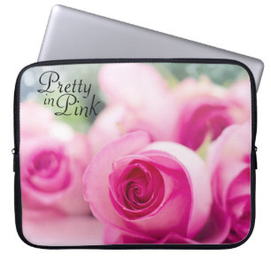 SÖT i ROSA ROS Laptop Fodral