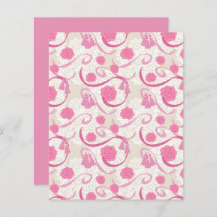 Söt i Rosa Scrapbook Papper