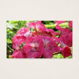 Söt i Rosa - Slumpmässiga handlingar av kindness-k Visitkort